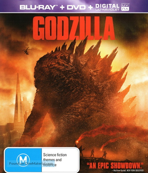 Godzilla - Australian Blu-Ray movie cover