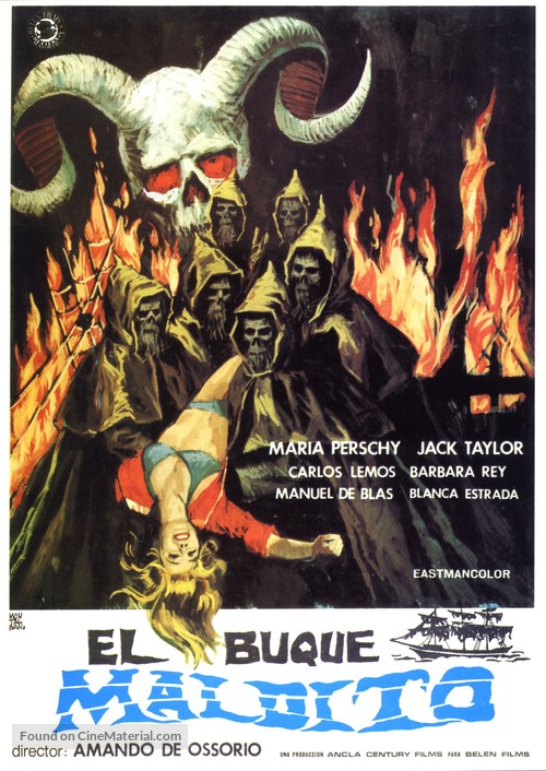 El buque maldito - Spanish Movie Poster