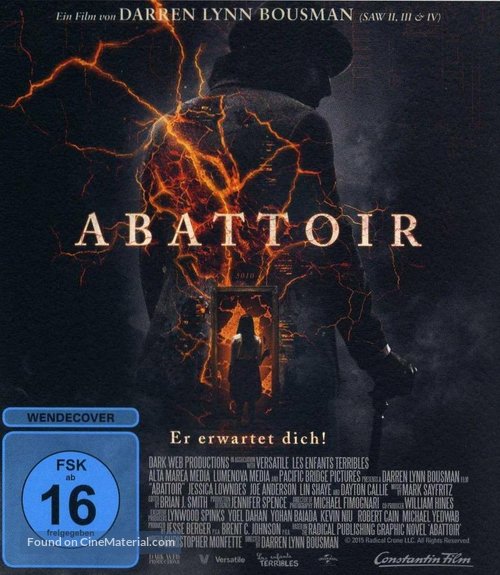 Abattoir - German Blu-Ray movie cover