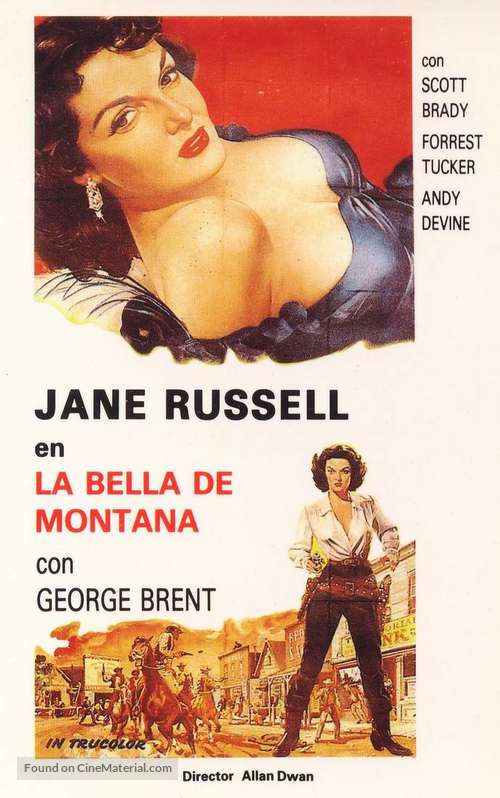 Montana Belle - Spanish Movie Poster