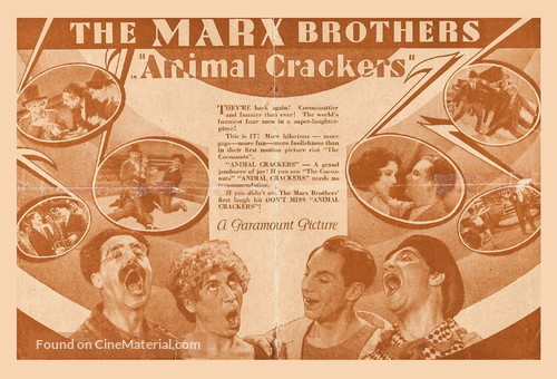 Animal Crackers - poster