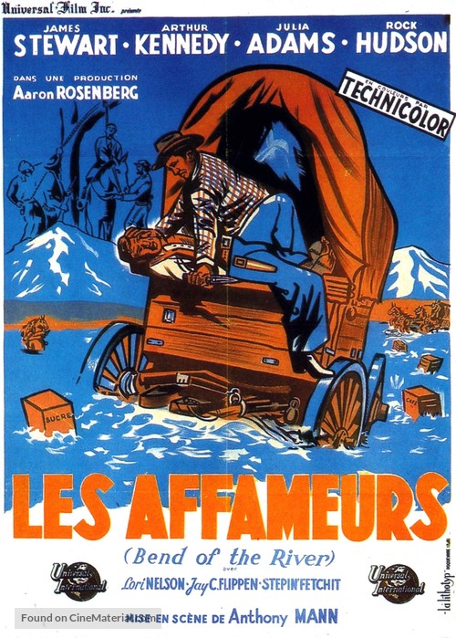 Bend of the River - French Movie Poster