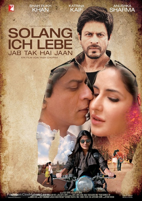 Jab Tak Hai Jaan - German Movie Poster