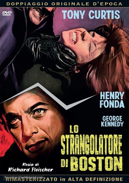 The Boston Strangler - Italian DVD movie cover