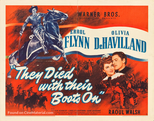 They Died with Their Boots On - Movie Poster