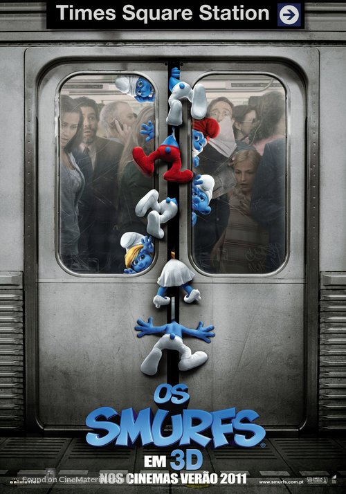 The Smurfs - Portuguese Movie Poster