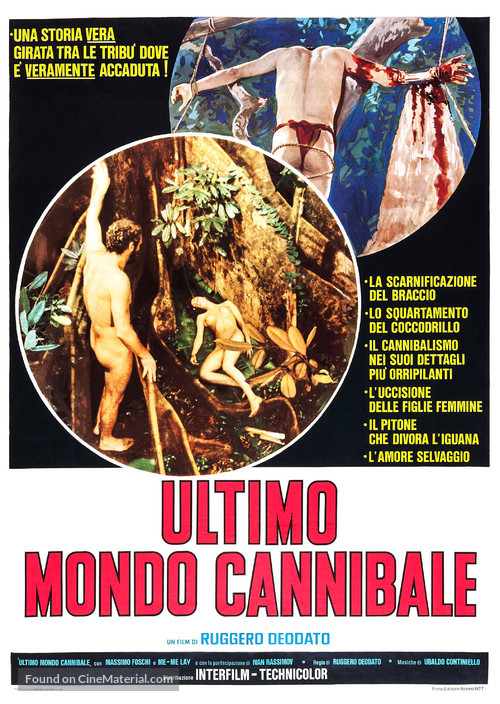 Ultimo mondo cannibale - Italian Movie Poster