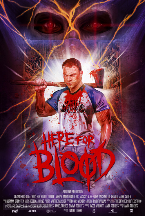 Here for Blood - British Movie Poster
