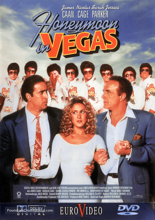 Honeymoon In Vegas - German Movie Cover