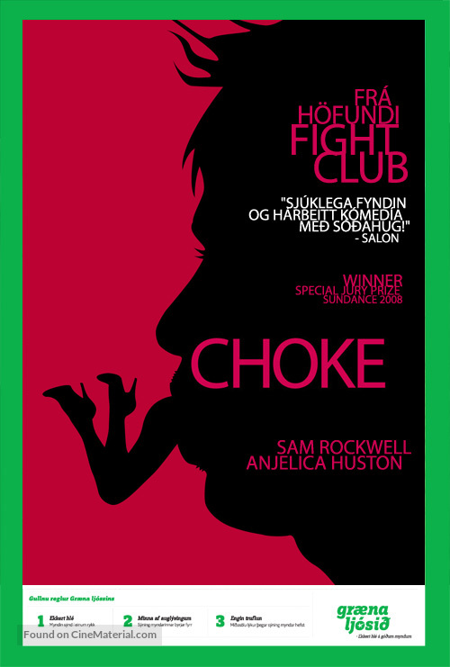 Choke - Icelandic Movie Poster