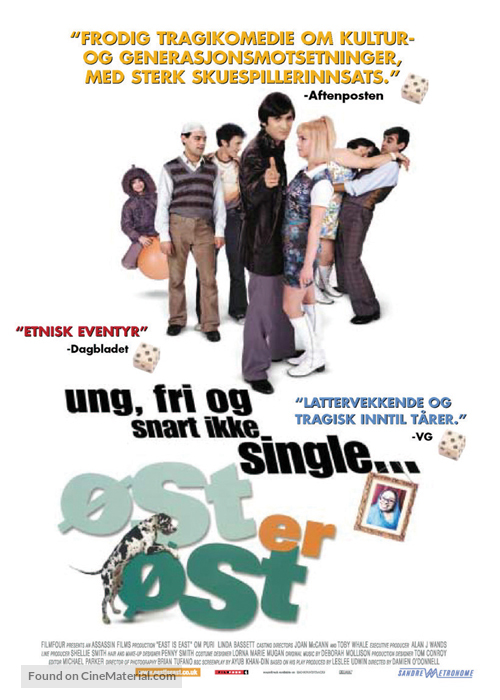 East Is East - Norwegian DVD movie cover
