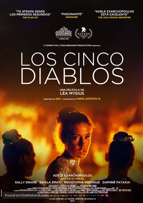 Les cinq diables - Spanish Movie Poster