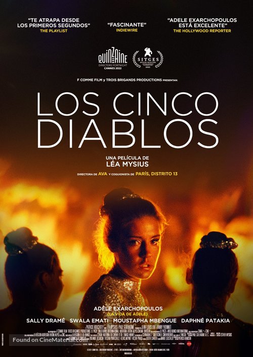 Les cinq diables - Spanish Movie Poster