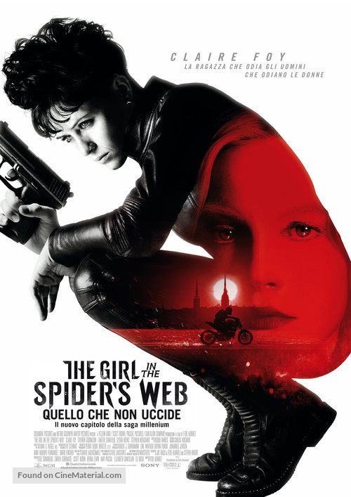 The Girl in the Spider&#039;s Web - Swiss Movie Poster