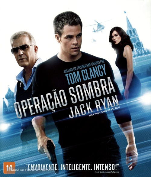Jack Ryan: Shadow Recruit - Brazilian Blu-Ray movie cover