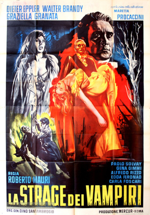 La strage dei vampiri - Italian Movie Poster