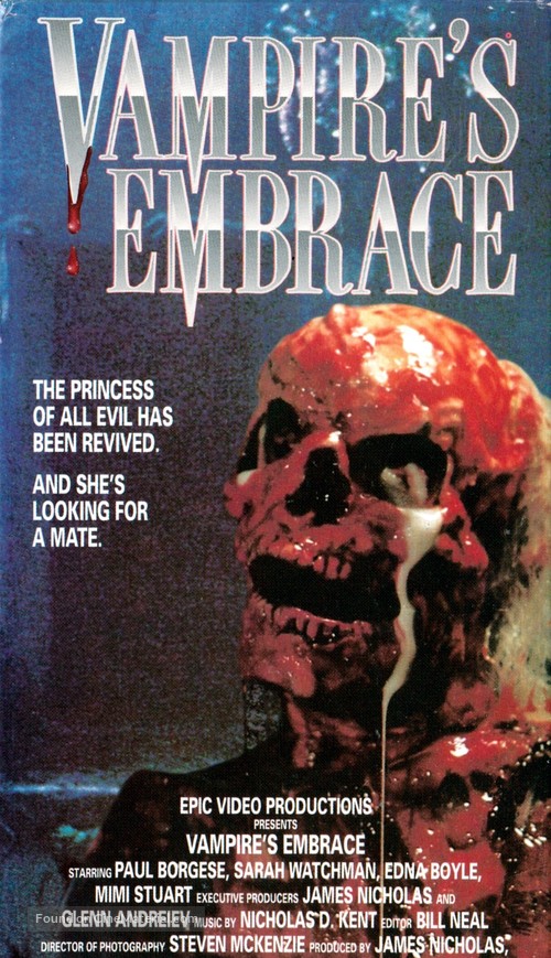 Vampire&#039;s Embrace - French VHS movie cover