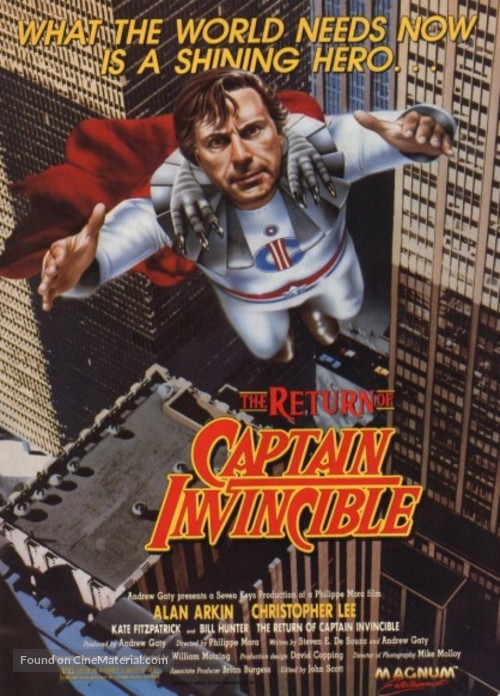 The Return of Captain Invincible - Movie Poster