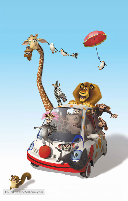 Madagascar 3: Europe&#039;s Most Wanted - Key art