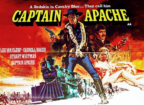 Captain Apache - British Movie Poster