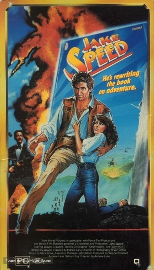 Jake Speed - VHS movie cover