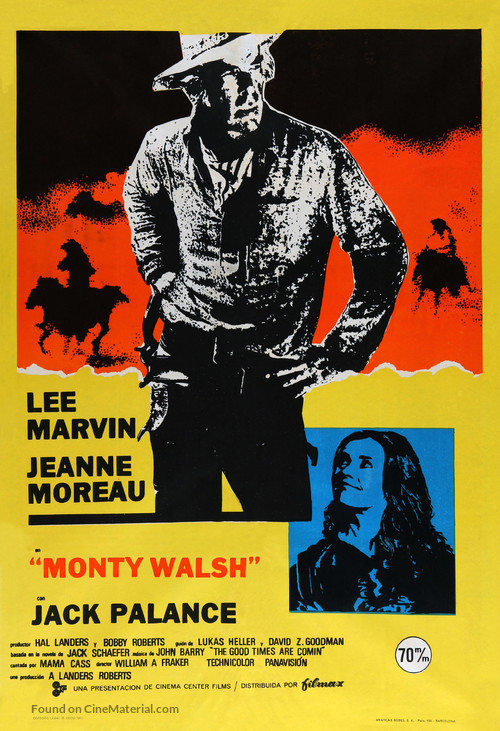 Monte Walsh - Spanish Movie Poster
