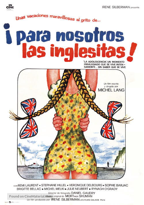 &Agrave; nous les petites Anglaises - Spanish Movie Poster