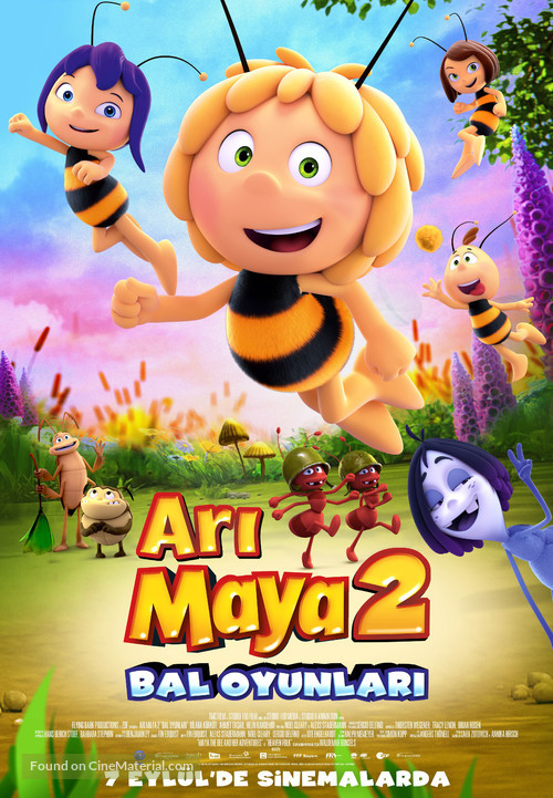 Maya the Bee: The Honey Games - Turkish Movie Poster