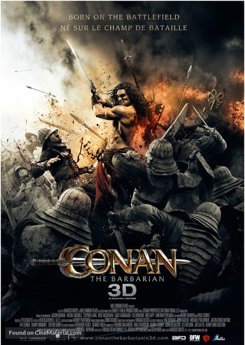 Conan the Barbarian - Belgian Movie Poster