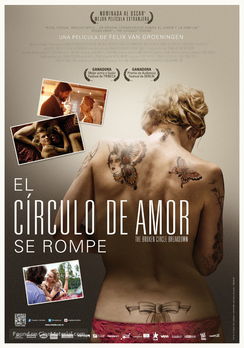 The Broken Circle Breakdown - Colombian Movie Poster