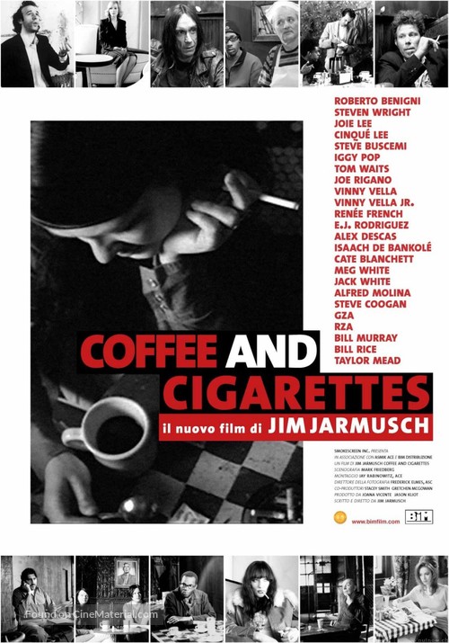 Coffee and Cigarettes - Italian Movie Poster