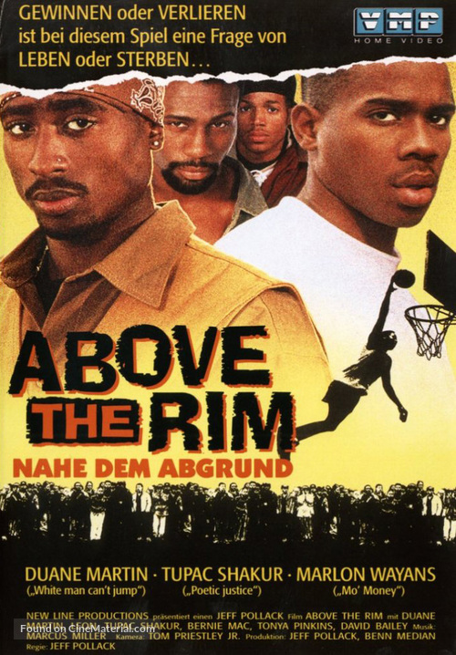 Above The Rim - German VHS movie cover