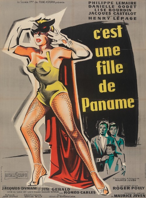 C&#039;est une fille de Paname - French Movie Poster