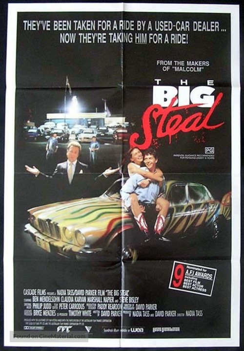 The Big Steal - Australian Movie Poster