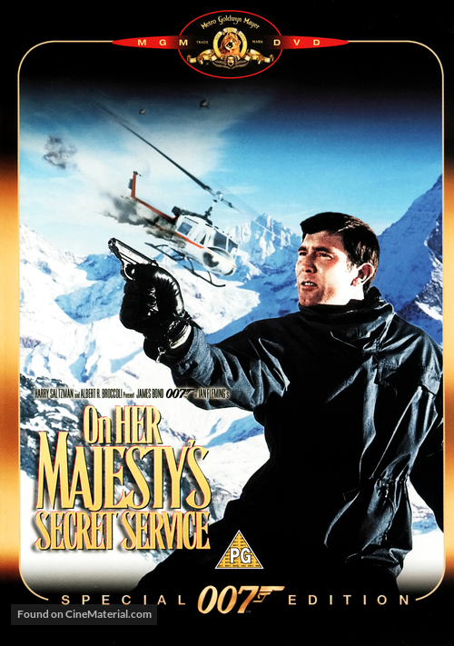 On Her Majesty&#039;s Secret Service - British Movie Cover