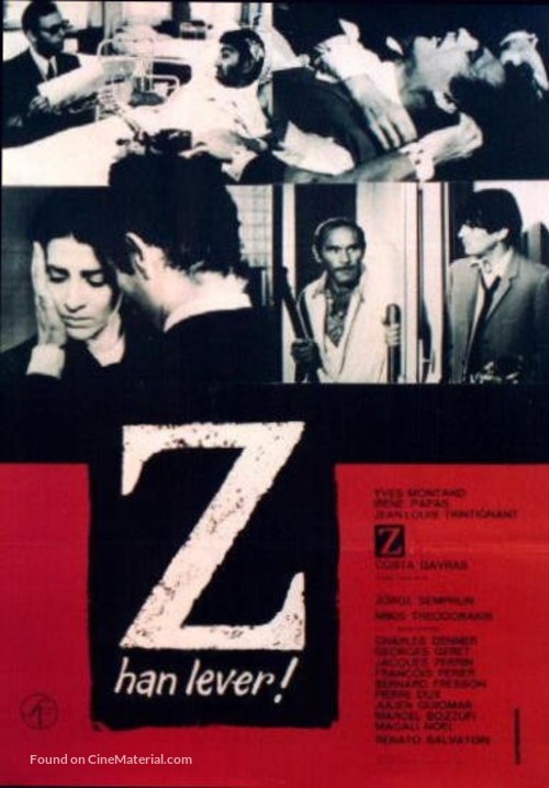 Z - Swedish Movie Poster
