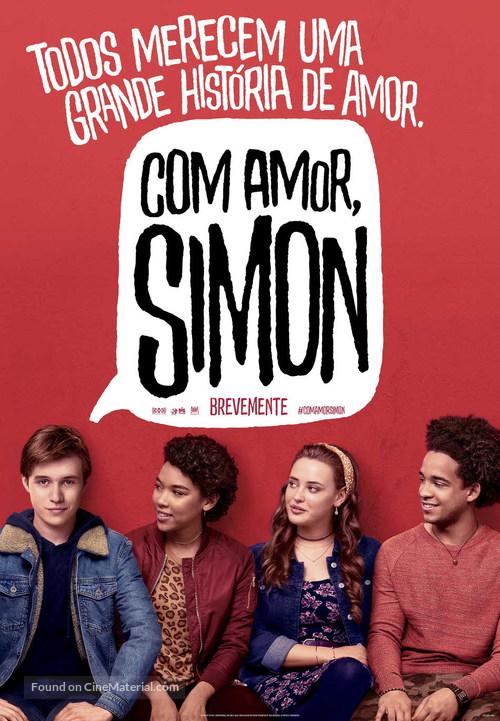 Love, Simon - Portuguese Movie Poster