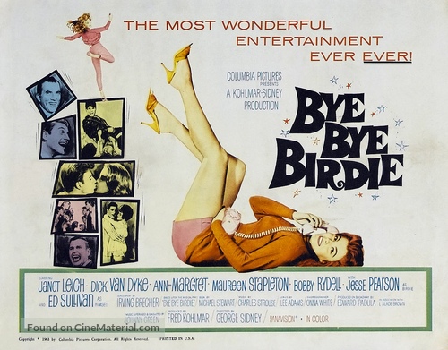 Bye Bye Birdie - British Movie Poster