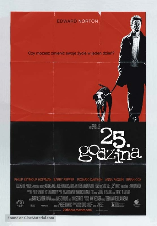 25th Hour - Polish Movie Poster