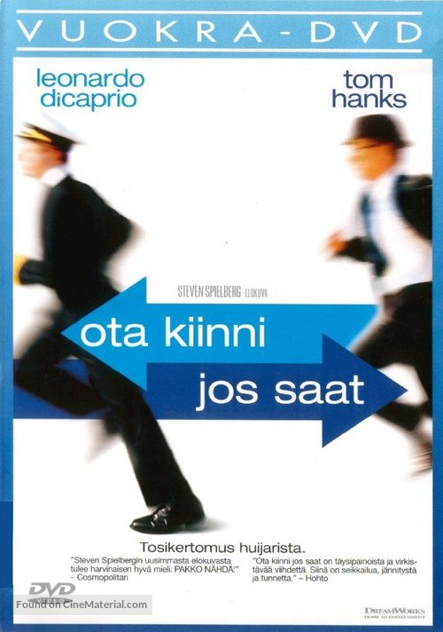 Catch Me If You Can - Finnish Movie Cover