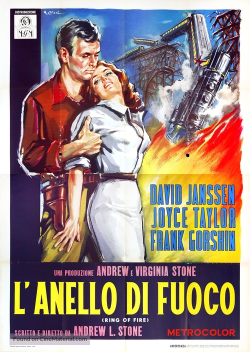 Ring of Fire - Italian Movie Poster