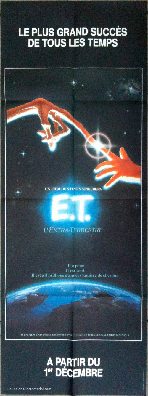 E.T. The Extra-Terrestrial - French Movie Poster