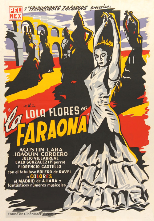 La faraona - Mexican Movie Poster