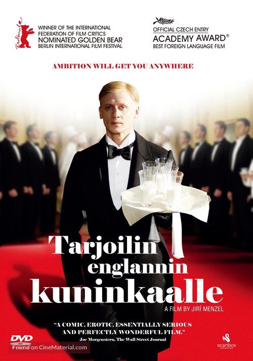 Obsluhoval jsem anglick&egrave;ho kr&aacute;le - Finnish DVD movie cover