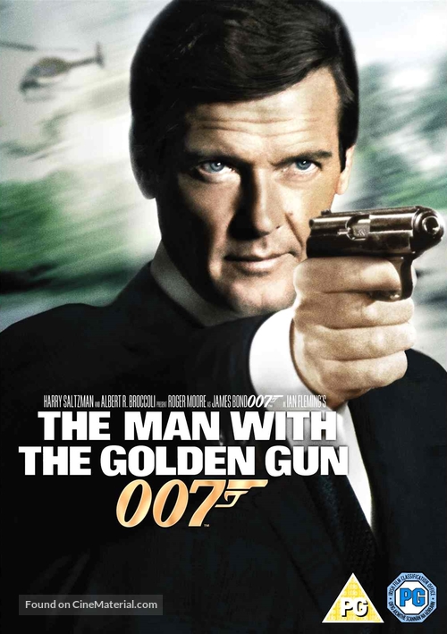 The Man With The Golden Gun - British DVD movie cover
