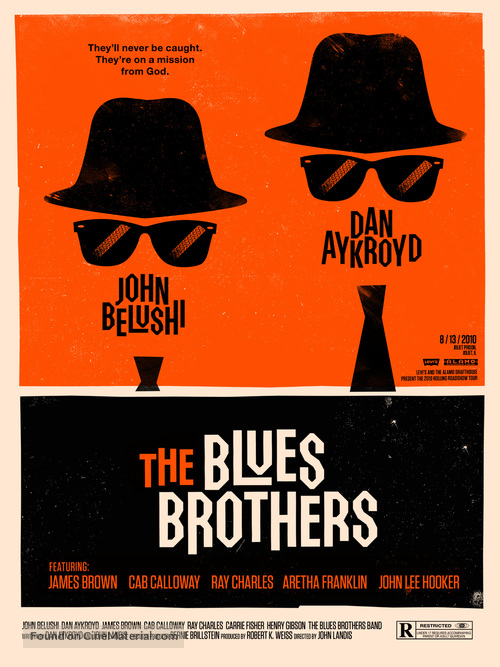 The Blues Brothers - Homage movie poster