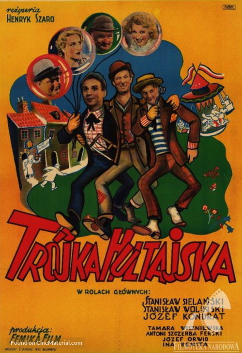 Tr&oacute;jka hultajska - Polish Movie Poster