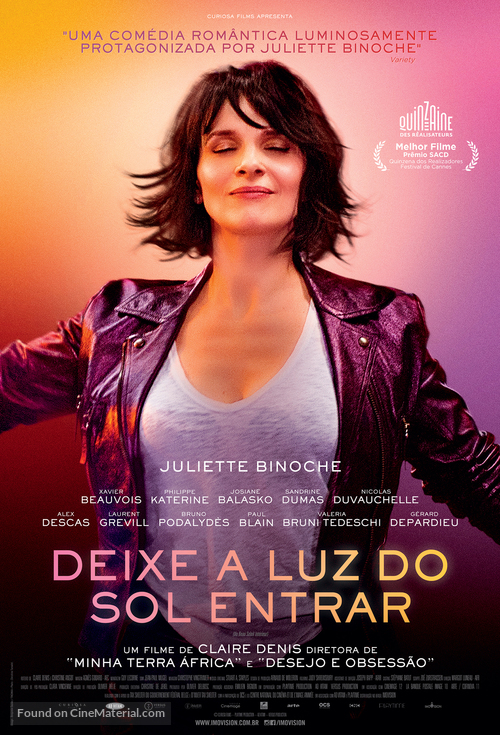 Un beau soleil int&eacute;rieur - Brazilian Movie Poster