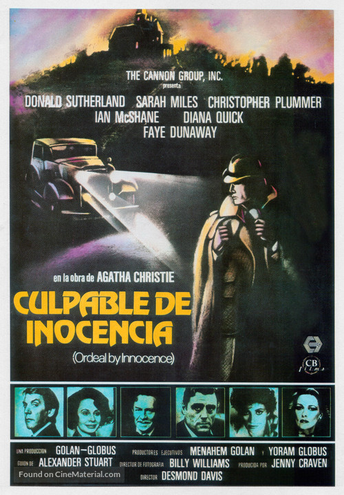 Ordeal by Innocence - Spanish Movie Poster