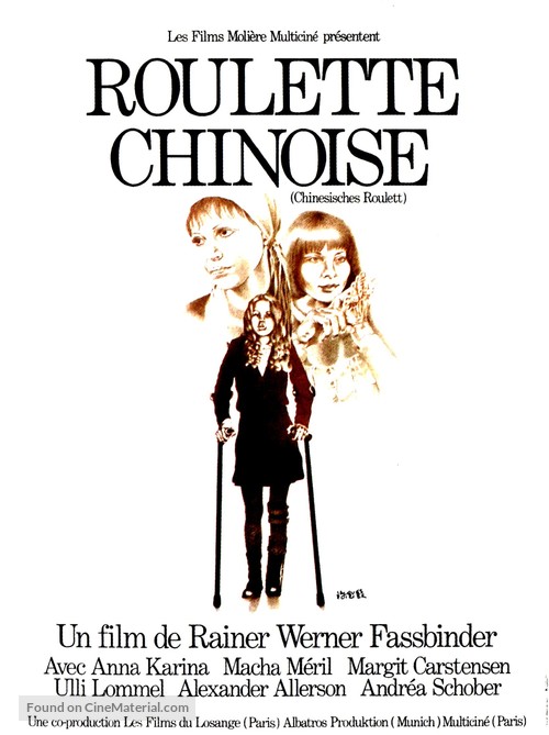 Chinesisches Roulette - French Movie Poster